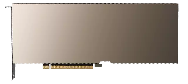NVIDIA CMP 170HX，一块全尺寸被动散热显卡，挡板上没有显示输出接口