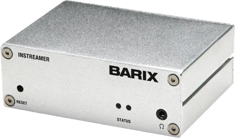 Barix Instreamer Netzwerk-IP-MP3-Audio-Encoder