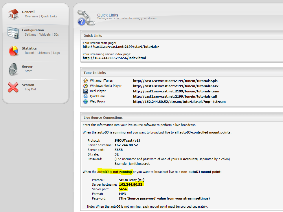 Shoutcast Source Dsp